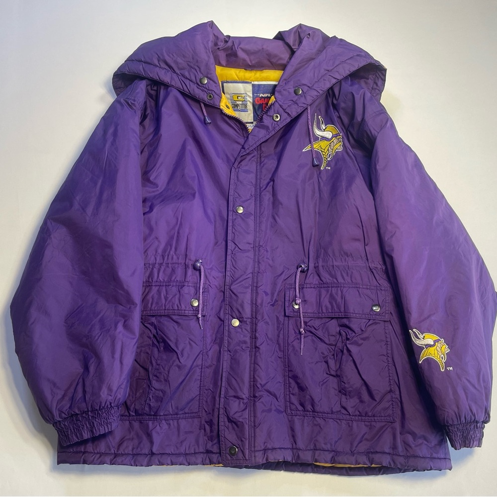 NFL Vikings Game Day Competitor Puffer Coat Size XL
